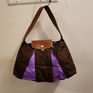 AUTHENTIC Vintage Longchamp Expanding Boho Shoulder Bag, PRE-OWNED